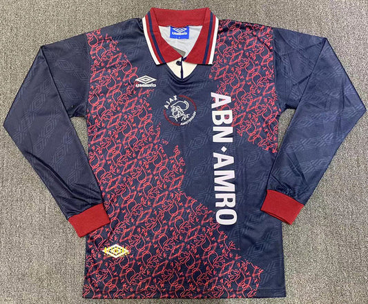 Ajax 1995∕96 Camiseta Retro Manga Larga